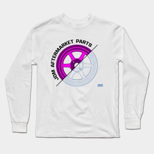 Pink JDM Wheels V3 Long Sleeve T-Shirt